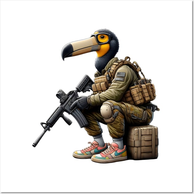 Tactical Dodo Bird Wall Art by Rawlifegraphic